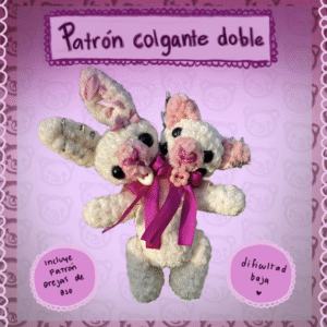 Patrón colgante doble (Descargable)