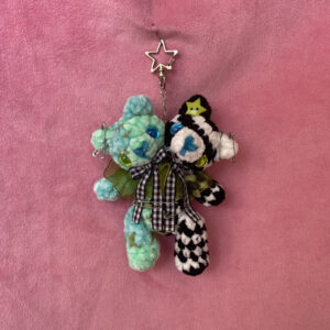 Franki y Fran 💜 | Llavero Amigurumi Premium de Dos Cabezas